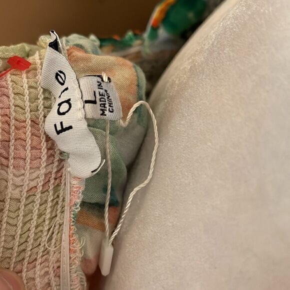 Fate Becker Avant Garde Bohemian Contemporary Top Size Large - Picture 5 of 5